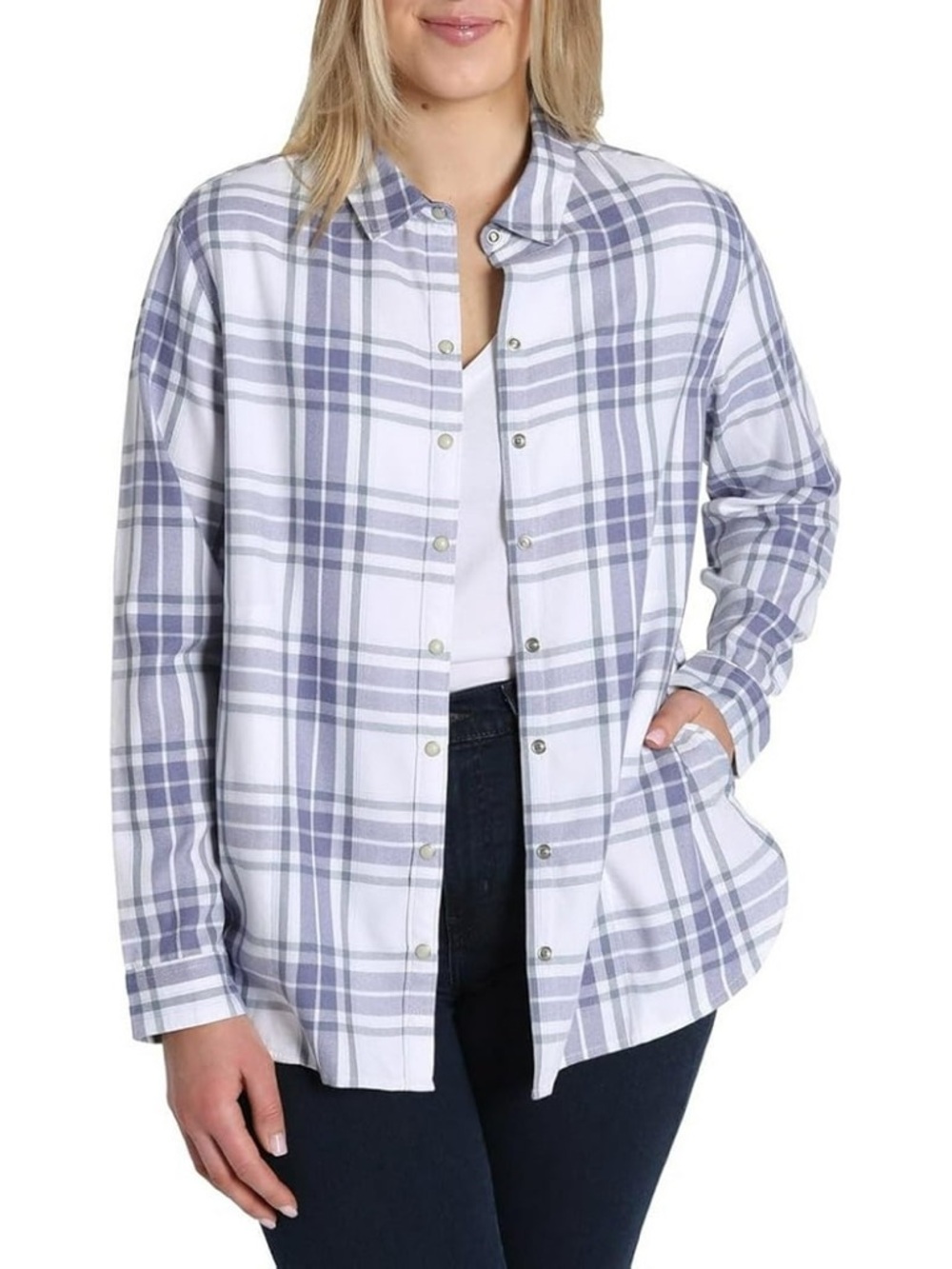 Jachs Girlfriend Women's Super Soft Feel Flannel Shirt